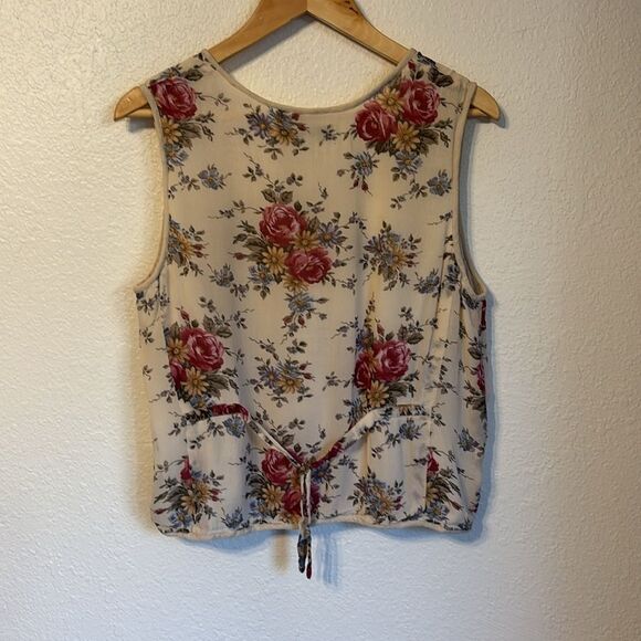 Amanda Smith Cottagecore Floral Vest Medium - Picture 5 of 5